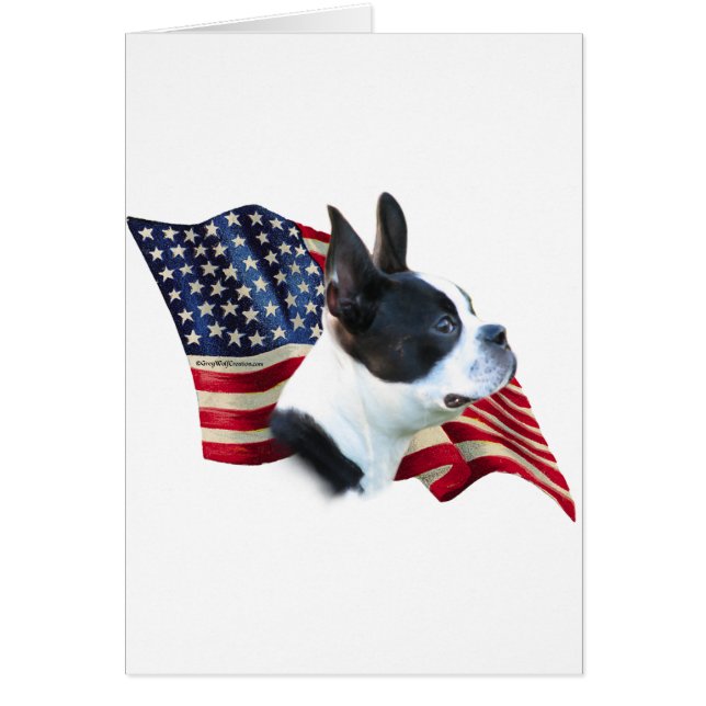 Boston Terrier Flag (Voorkant)