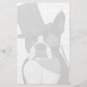 Boston Terrier, Formal Hound en Pet Briefpapier