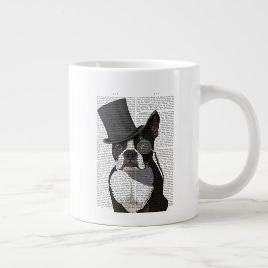 Boston Terrier, Formal Hound en Pet Extra Grote Beker (Rechts)