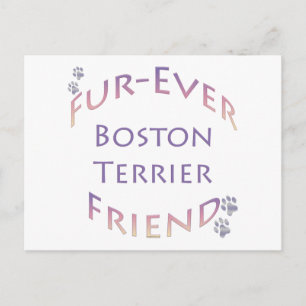 Boston Terrier Furever Briefkaart