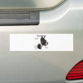 Boston Terrier Geschiedenis Ontwerp Bumpersticker (Op auto)