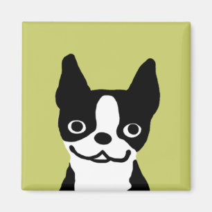Boston Terrier Glimlach Magneet
