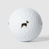 Boston Terrier Golfballen (Voorkant)