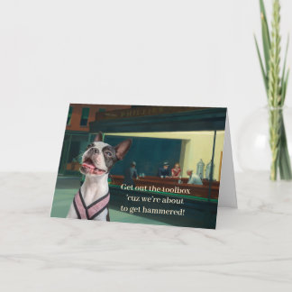 Boston Terrier Grappig Kaart