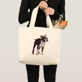 Boston Terrier Grote Tote Bag (Voorkant (product))
