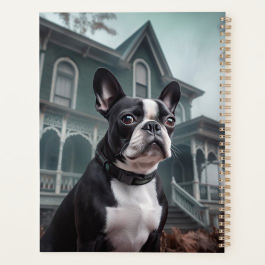 Boston Terrier Halloween effrayant (Dos)