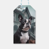 Boston Terrier Halloween eng Cadeaulabel (Achterkant)