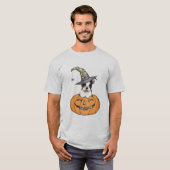 Boston Terrier Halloween T-shirt (Voorkant volledig)