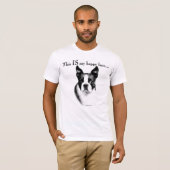 Boston Terrier Happy Face T-shirt (Voorkant volledig)