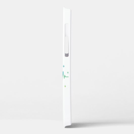 Boston Terrier Heartbeat Hondenliefhebber Case-Mate iPhone Case (Achterkant / Links)