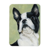 Boston Terrier Hond Art Magnet Magneet (Verticaal)