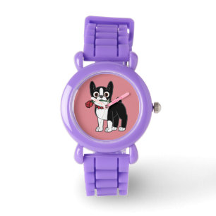 Boston Terrier Horloge