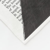 Boston Terrier Ice Cream Fleece Deken (Hoek)