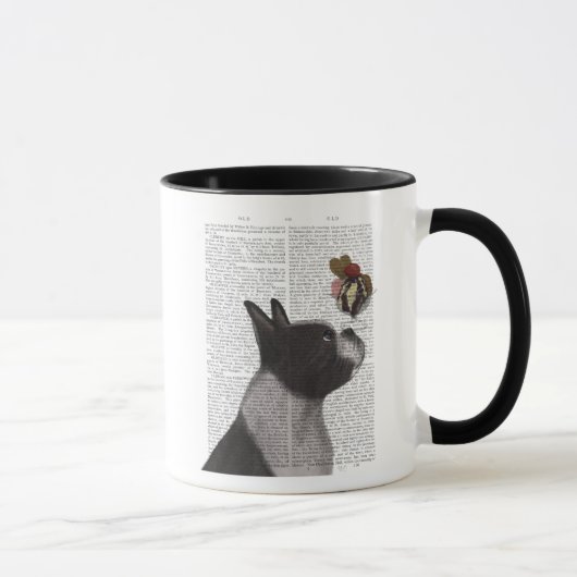 Boston Terrier Ice Cream Mok (Rechts)