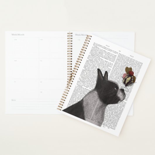 Boston Terrier Ice Cream Planner (Display)