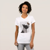 Boston Terrier Ice Cream T-shirt (Voorkant volledig)
