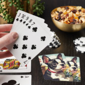  Boston Terrier Illustratie Pokerkaarten (Insitu)