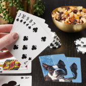 Boston Terrier jeu de cartes (In Situ)