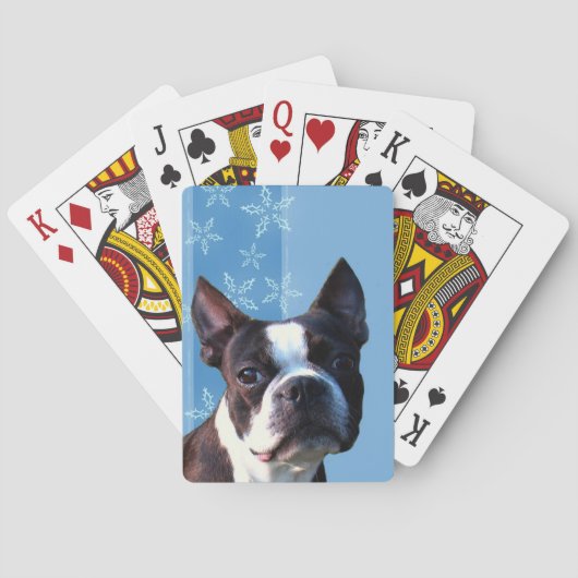 Boston Terrier jeu de cartes (dos)
