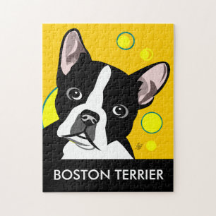 Boston Terrier Jigzaag Puzzles Legpuzzel
