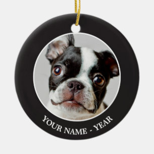 Boston Terrier Keramisch Ornament