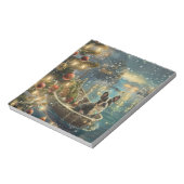 Boston Terrier kerstvakantie Notitieblok (Gedraaid)