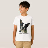 Boston Terrier Kinder Unisex T-Shirt (Voorkant volledig)