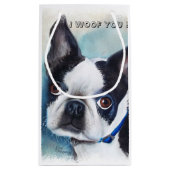 BOSTON TERRIER KLEIN CADEAUZAKJE (Achterkant)