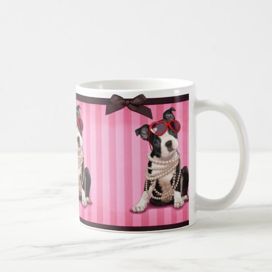 Boston Terrier Koffiemok (Rechts)