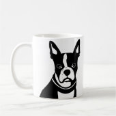 Boston Terrier Koffiemok (Links)