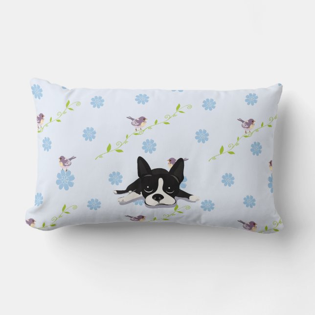 Boston Terrier Kussen (Voorkant)