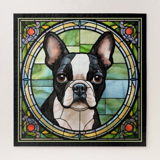 Boston Terrier Legpuzzel (Verticaal)