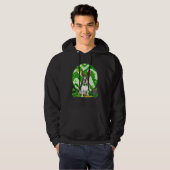 Boston Terrier Leprechaun Dog St Patricks Day Luc Hoodie (Voorkant volledig)