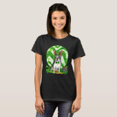 Boston Terrier Leprechaun Dog St Patricks Day Luc T-shirt (Voorkant volledig)