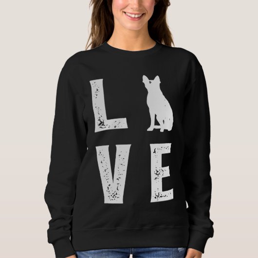 Boston Terrier Love  1 Trui (Voorkant)