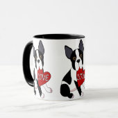Boston Terrier Love Mok (Voorkant links)