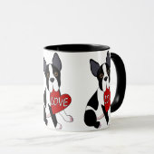 Boston Terrier Love Mok (Voorkant rechts)