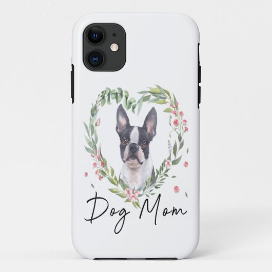 Boston Terrier Lover Phonecase, Ipadcase Hondenlie Case-Mate iPhone Case (Achterkant)