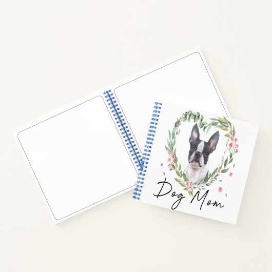 Boston Terrier Lover School Planner Cute Carnet (Intérieur)