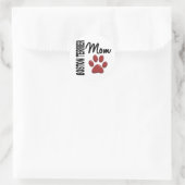 Boston Terrier Ma 2 Ronde Sticker (Tas)