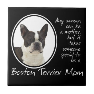 Boston Terrier Ma Tegel Tegeltje