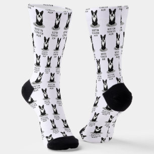 Boston Terrier Ma (zwart) - Cute dog Sokken