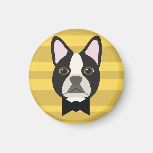Boston Terrier Magneet (Voorkant)