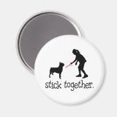 Boston Terrier Magneet (Voorkant / Achterkant)