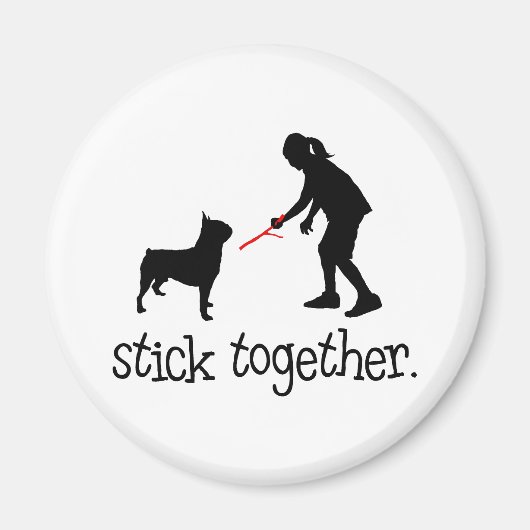 Boston Terrier Magneet (Voorkant)