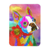 Boston Terrier magneet 3"x4" (Verticaal)