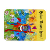 Boston Terrier magneet 3"x4" (Horizontaal)