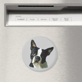 Boston Terrier Magnet (In Situ (Lave-vaisselle))