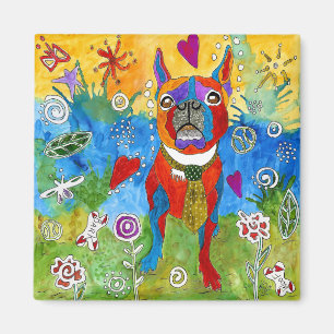 Boston Terrier Magnet 2" Magneet