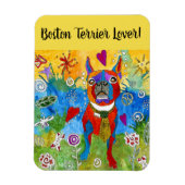 Boston Terrier Magnet 3"x4" (Vertical)